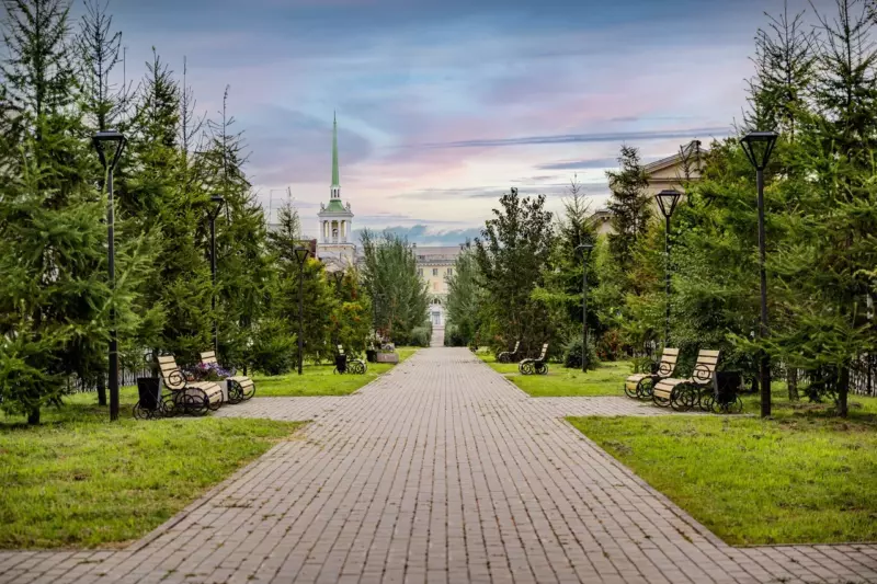 Центральная аллея Ангарск